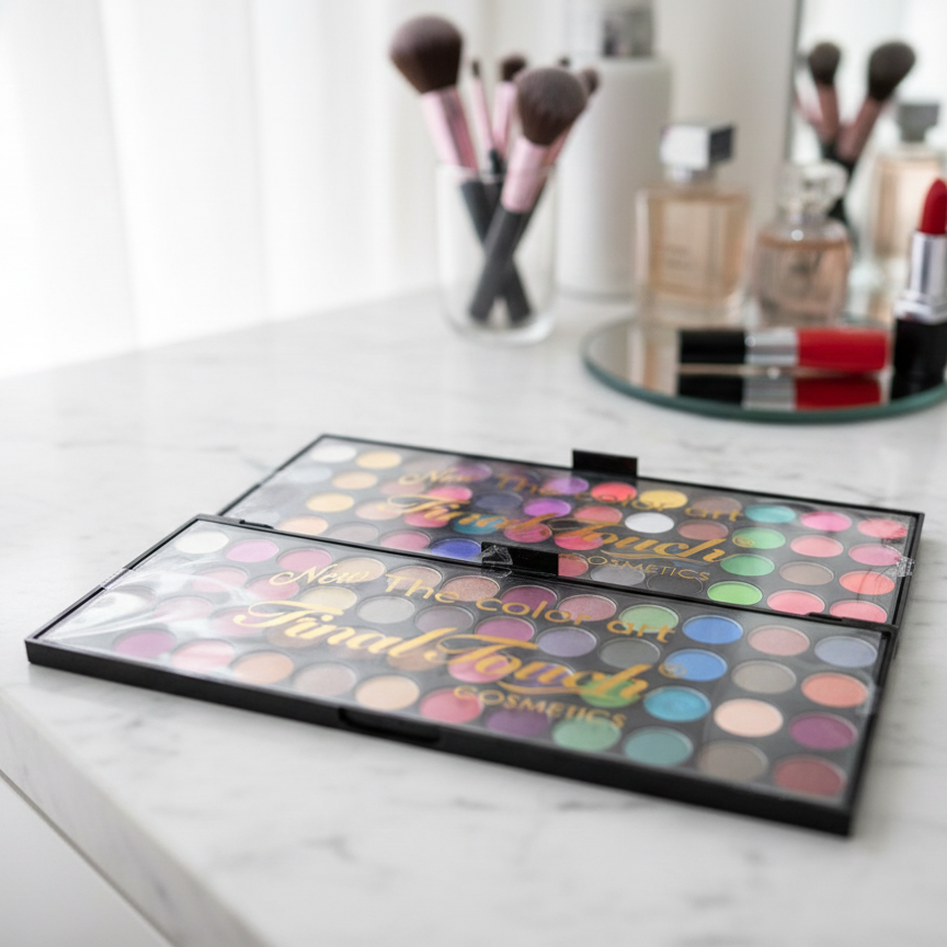 Final Touch Eyeshadow Palette | 96 Colors | Matte and Shimmer | Professional Makeup Kit
