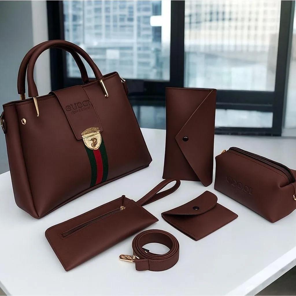 Premium 5 Pieces Handbag Set