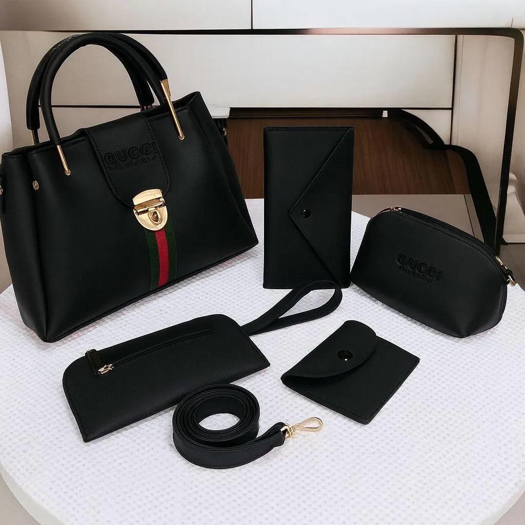 Premium 5 Pieces Handbag Set