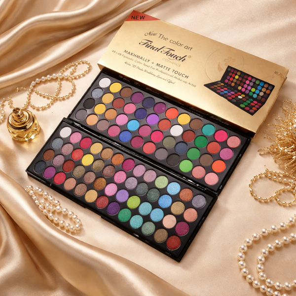 Final Touch Eyeshadow Palette | 96 Colors | Matte and Shimmer | Professional Makeup Kit