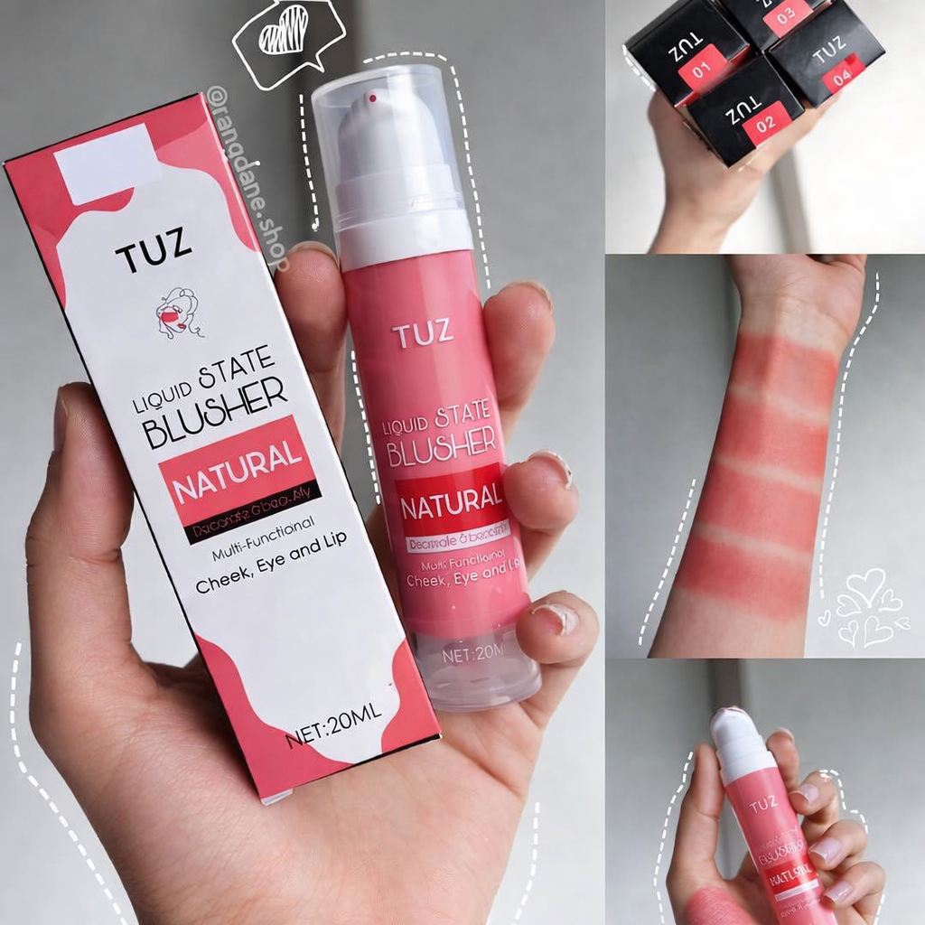 Tuz Long Lasting Liquid Blush Flawless Coverage Natural Tint Easy Blend