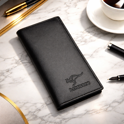 Classic Men's Leather Bi-Fold Wallet