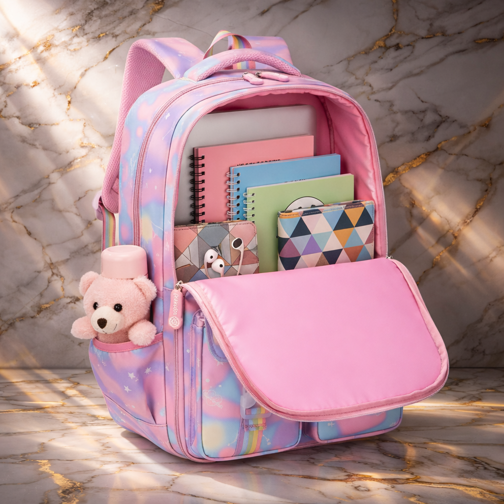 Premium School Backpack for Daily Use with Multiple Pockets