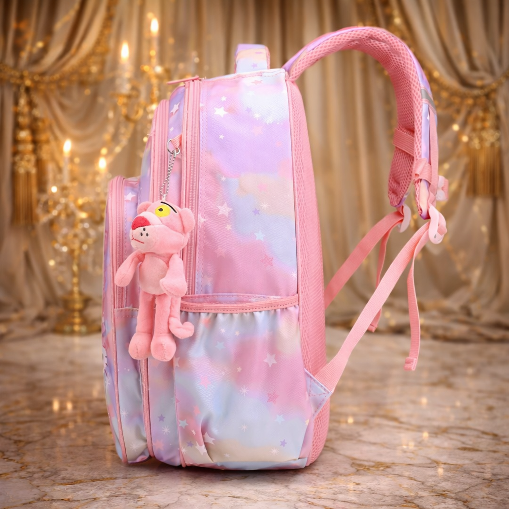 Stylish Pink School Bag For Girls